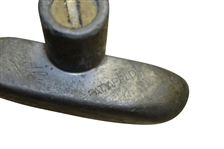 Vintage Center Shafter Dedly Pat. Appld Putter with Pipe Aiming Device