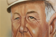 Byron Nelson Ryder Cup Captain Pastel Drawing Signed by Artist M. Mullins