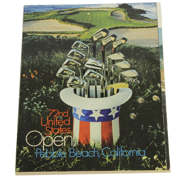 Jack Nicklaus, Player, Casper, & others Signed 1972 US Open Program JSA ALOA