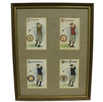West Point, Brown, Wisconsin, & Annapolis Silks - Framed