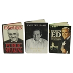 Andy Williams & Two Ed McMahaon Signed Books to Doug Sanders JSA ALOA