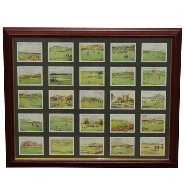 Full Set of 1924 W.D. & H.O. Wills Tobacco Cards - Complete Set of 25 - Framed