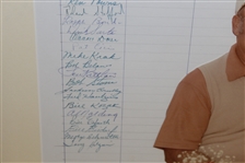 1981 Senior PGA Championship at Turnberry Isle Signed Player Registration List - Palmer & Others JSA ALOA