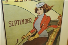 Ainslee's September 1899 Poster, Featuring Woman Golfer in Automobile, Mark Rutherford