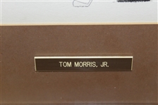 Young Tom Morris Head Sketch and Golf Stance by Jim McQueen