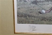 Old Tom Morris Lithograph - Signed by Artist Arthur Weaver
