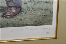 Old Tom Morris Lithograph - Signed by Artist Arthur Weaver