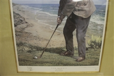 Old Tom Morris Lithograph - Signed by Artist Arthur Weaver