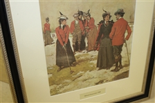 'Mixed Foursome' Print by A.I. Keller From Ladies Home Journal Cover - March 1900