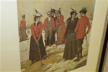 'Mixed Foursome' Print by A.I. Keller From Ladies Home Journal Cover - March 1900