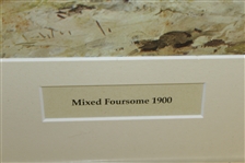 'Mixed Foursome' Print by A.I. Keller From Ladies Home Journal Cover - March 1900
