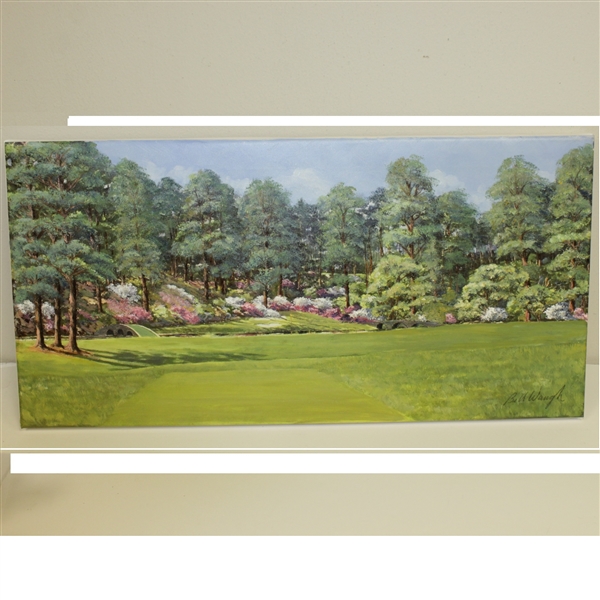 Augusta National Golf Club Ltd Ed 7/20 Bill Waugh Artist Enhanced Painting Canvas