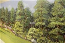 Augusta National Golf Club Ltd Ed 7/20 Bill Waugh Artist Enhanced Painting Canvas