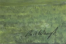 Augusta National Golf Club Ltd Ed 7/20 Bill Waugh Artist Enhanced Painting Canvas