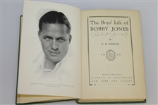 Robert T Jones Signed First Edition 1931 'The Boys' Life of Bobby Jones' by O.B. Keeler Book JSA ALOA