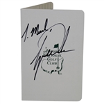 Tiger Woods Signed Augusta National Golf Club Scorecard JSA ALOA