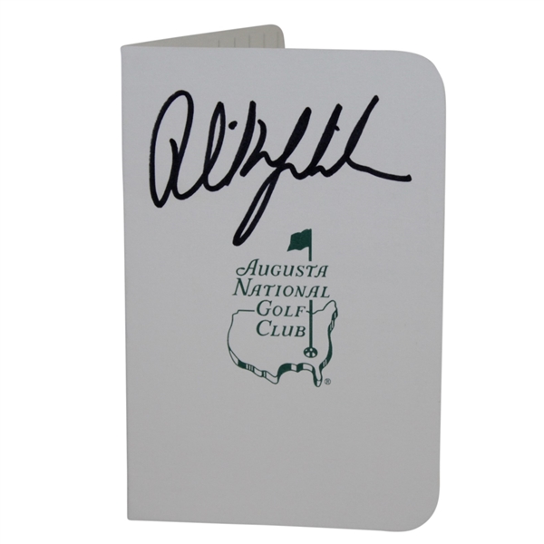 Phil Mickelson Signed Augusta National Golf club Scorecard JSA ALOA