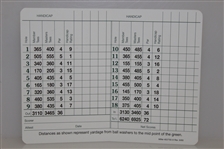 Byron Nelson Signed Augusta National Golf Club Scorecard JSA ALOA