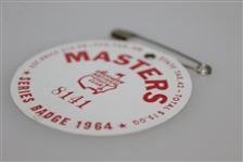 1964 Masters Tournament Series Badge #8141 - Palmer's 4th & Final Green Jacket!