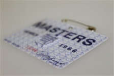 1966 Masters Tournament Series Badge - Jack Nicklaus Winner