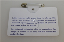 1966 Masters Tournament Series Badge - Jack Nicklaus Winner