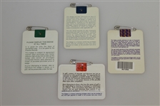 1991, 1992, 1993 & 1994 Masters Tournament Series Badges