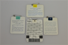1987, 1989, 1992 & 2003 Masters Tournament Series Badges - Signed By Champ! JSA ALOA