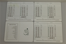 Ben Crenshaw & Bernard Langer Signed Augusta National Scorecards JSA ALOA