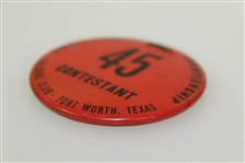1941 US Open at Colonial Country Club Contestant's Bag Tag - Craig Wood Winner