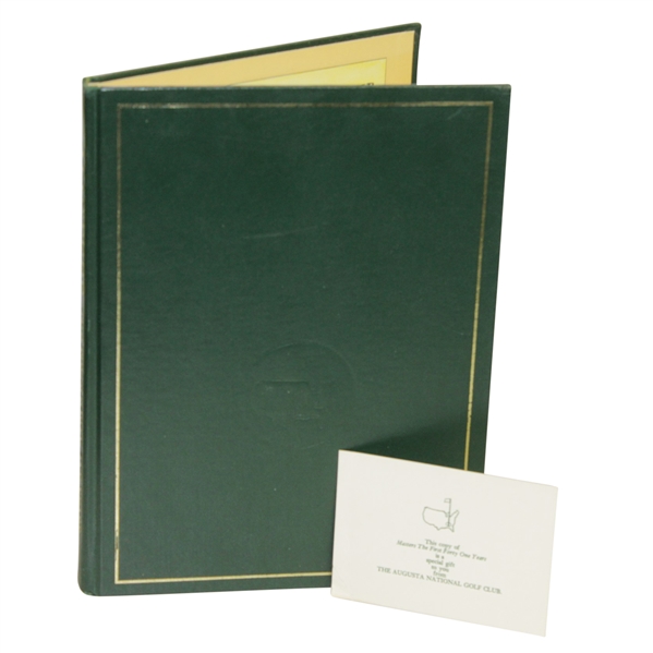 Masters: The First Forty One Years Initial Annual Book w/ Card