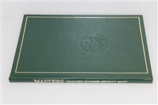 1978 Masters Tournament Annual Book w/ Card - Signed By Winner Gary Player JSA ALOA
