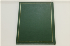 1978 Masters Tournament Annual Book w/ Card - Signed By Winner Gary Player JSA ALOA