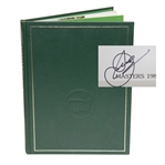 1980 Masters Tournament Annual Book - Signed By Winner Seve Ballesteros JSA ALOA