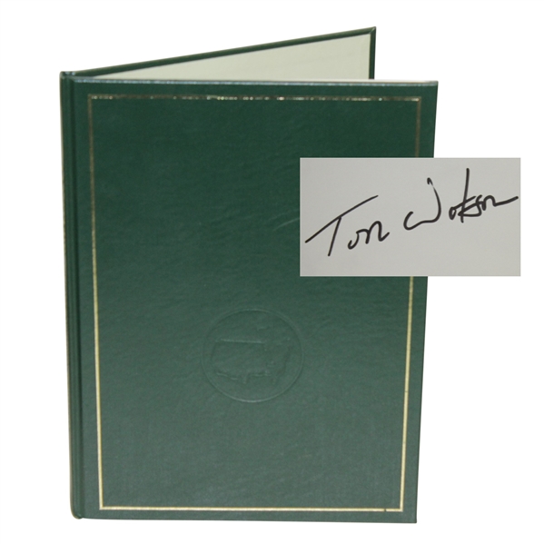 1981 Masters Tournament Annual Book - Signed By Winner Tom Watson JSA ALOA