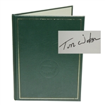 1981 Masters Tournament Annual Book - Signed By Winner Tom Watson JSA ALOA