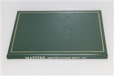 1981 Masters Tournament Annual Book - Signed By Winner Tom Watson JSA ALOA