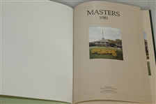 1981 Masters Tournament Annual Book - Signed By Winner Tom Watson JSA ALOA
