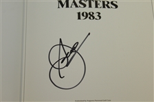 1983 Masters Tournament Annual Book - Signed By Winner Seve Ballesteros JSA ALOA