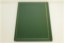 1983 Masters Tournament Annual Book - Signed By Winner Seve Ballesteros JSA ALOA