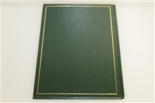 1984 Masters Tournament Annual Book - Signed By Winner Ben Crenshaw JSA ALOA