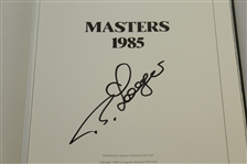 1985 Masters Tournament Annual Book - Signed By Winner Bernard Langer JSA ALOA
