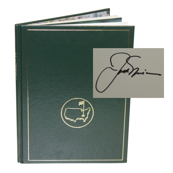 1986 Masters Tournament Annual Book - Signed By Winner Jack Nicklaus JSA ALOA