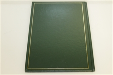 1986 Masters Tournament Annual Book - Signed By Winner Jack Nicklaus JSA ALOA
