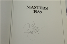 1988 Masters Tournament Annual Book - Signed By Winner Sandy Lyle JSA ALOA