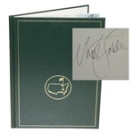 1989 Masters Tournament Annual Book - Signed By Winner Nick Faldo JSA ALOA