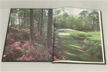 1989 Masters Tournament Annual Book - Signed By Winner Nick Faldo JSA ALOA