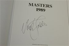 1989 Masters Tournament Annual Book - Signed By Winner Nick Faldo JSA ALOA
