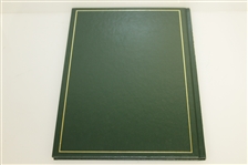 1989 Masters Tournament Annual Book - Signed By Winner Nick Faldo JSA ALOA