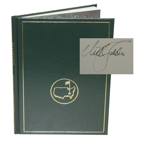 1990 Masters Tournament Annual Book - Signed By Winner Nick Faldo JSA ALOA