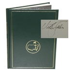 1990 Masters Tournament Annual Book - Signed By Winner Nick Faldo JSA ALOA